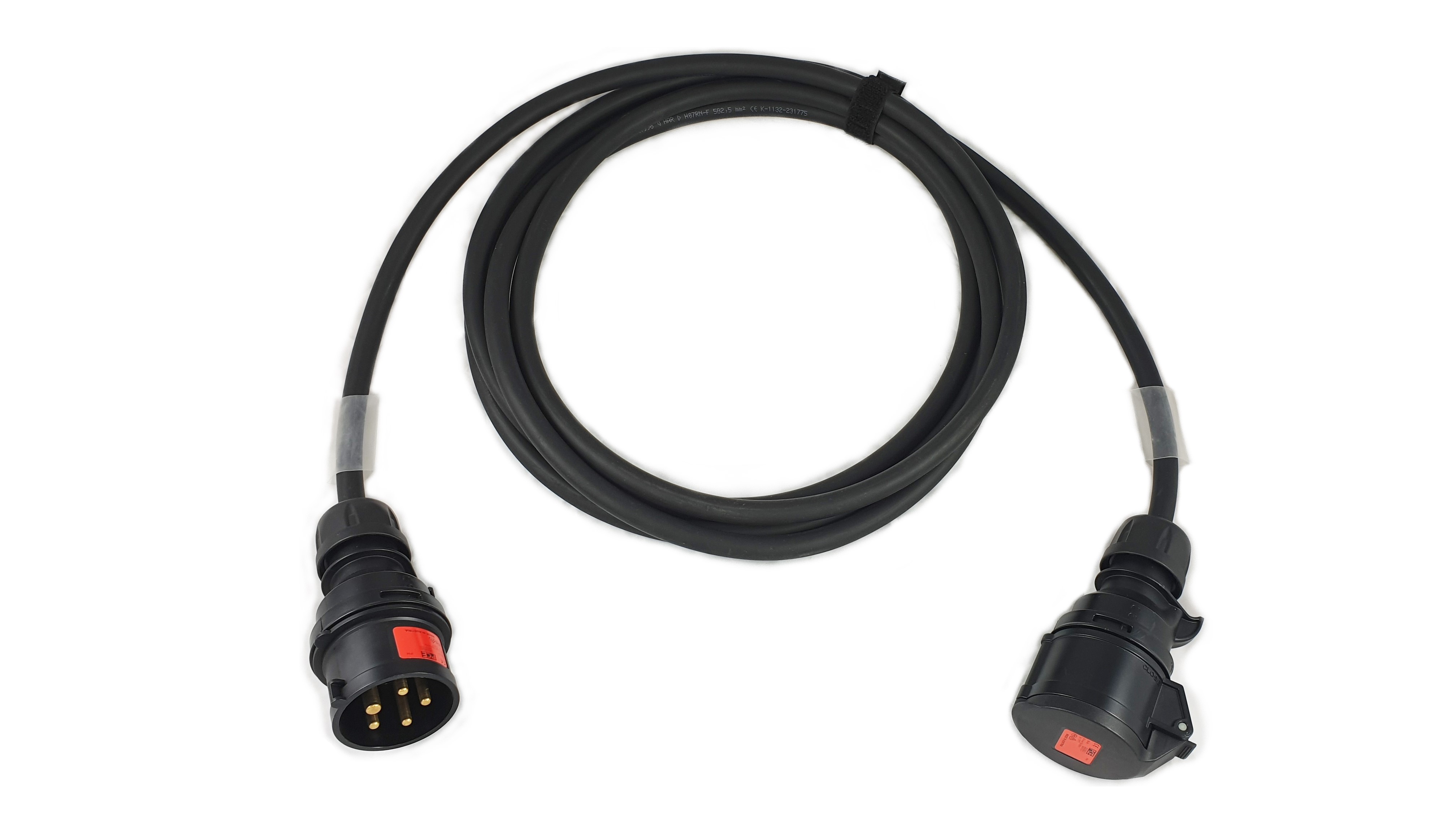 0607001-Cable-CEE16-black-Titanex-2-5mm2-1m-Full CEE16 Black Titanex Kabel (5x2,5mm²)